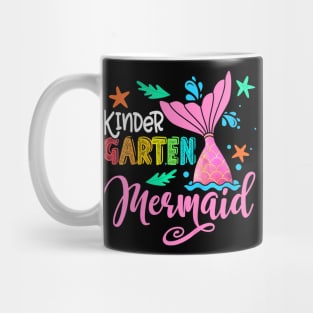 Kindergarten Mermaid Back To School For Mermaid Teacher Girl Mug